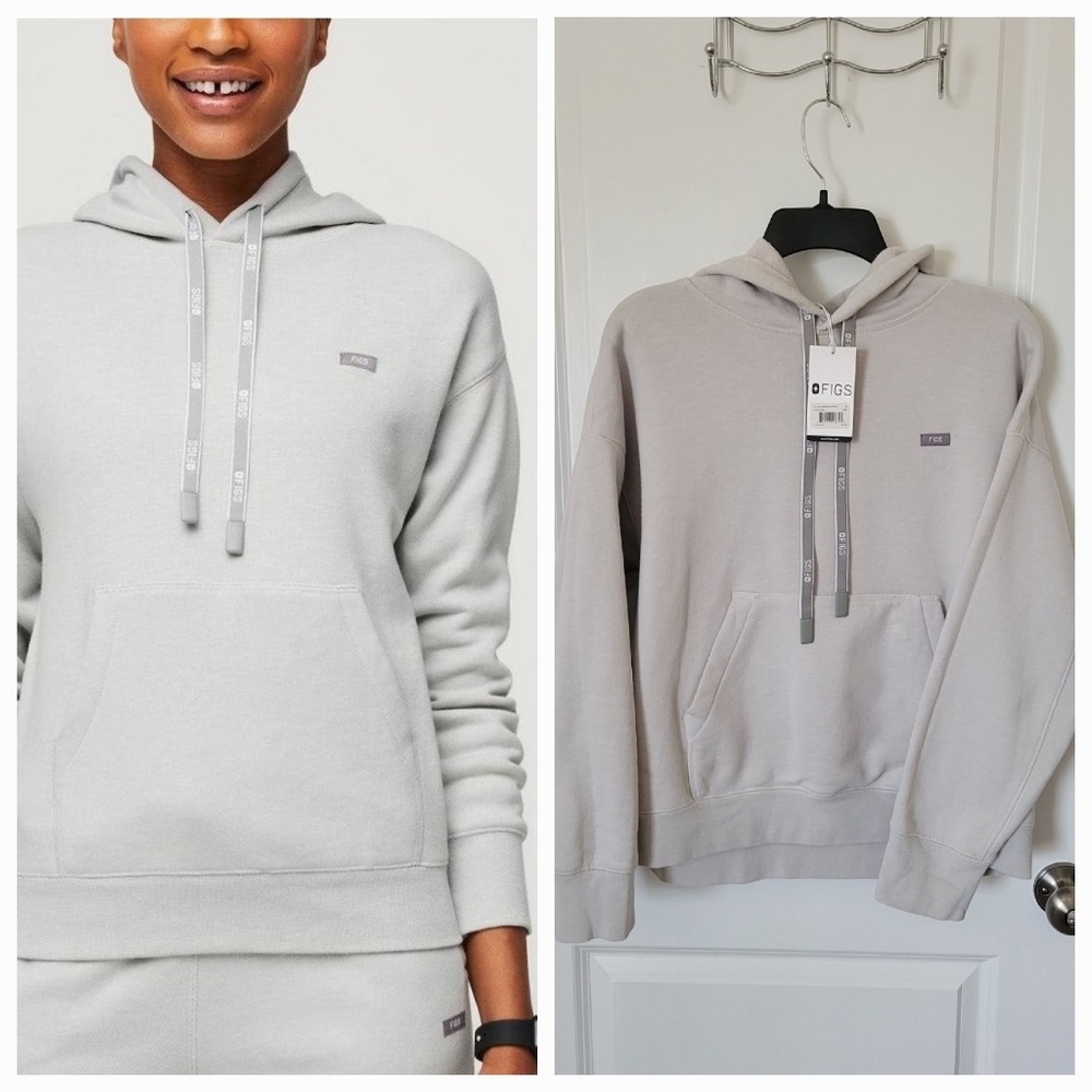 NWT Off Shift Figs Hoodie Mineral Gray (M)